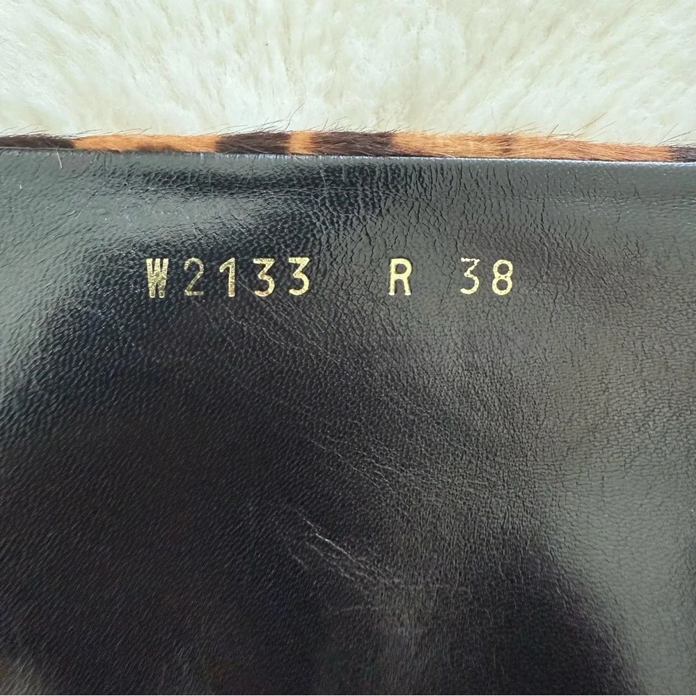 Tom Ford Jaguar Pony High Boot in Black Size 38 EU Retail 2450$ Authentic